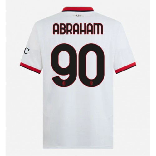 Fotballdrakt Herre AC Milan Tammy Abraham #90 Bortedrakt 2024-25 Kortermet